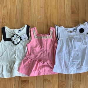 Janie and Jack tank top bundle